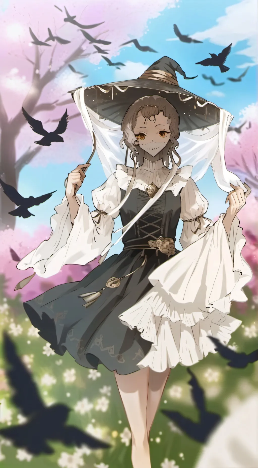 ai character: my haunted drawing background