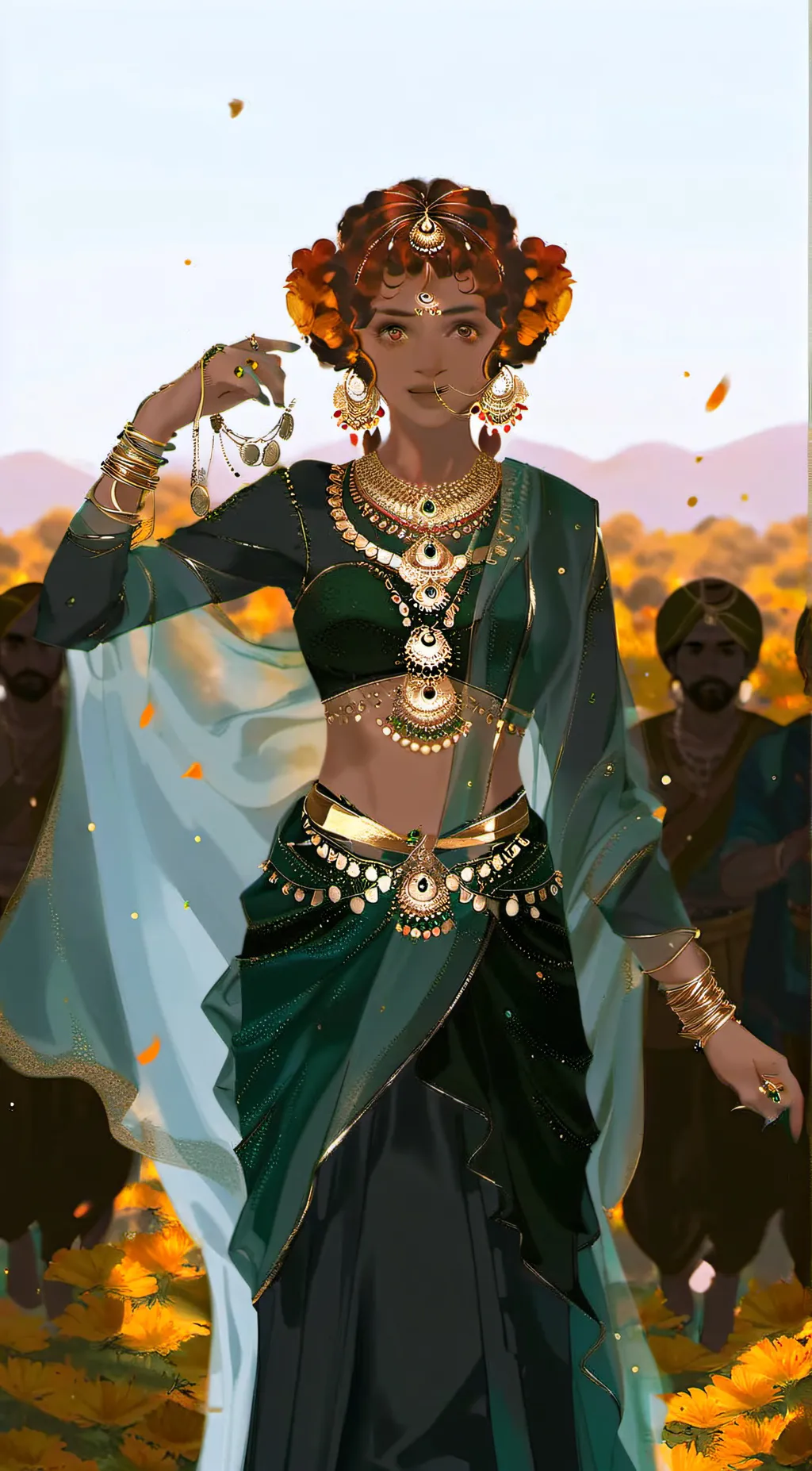 ai character: isha background