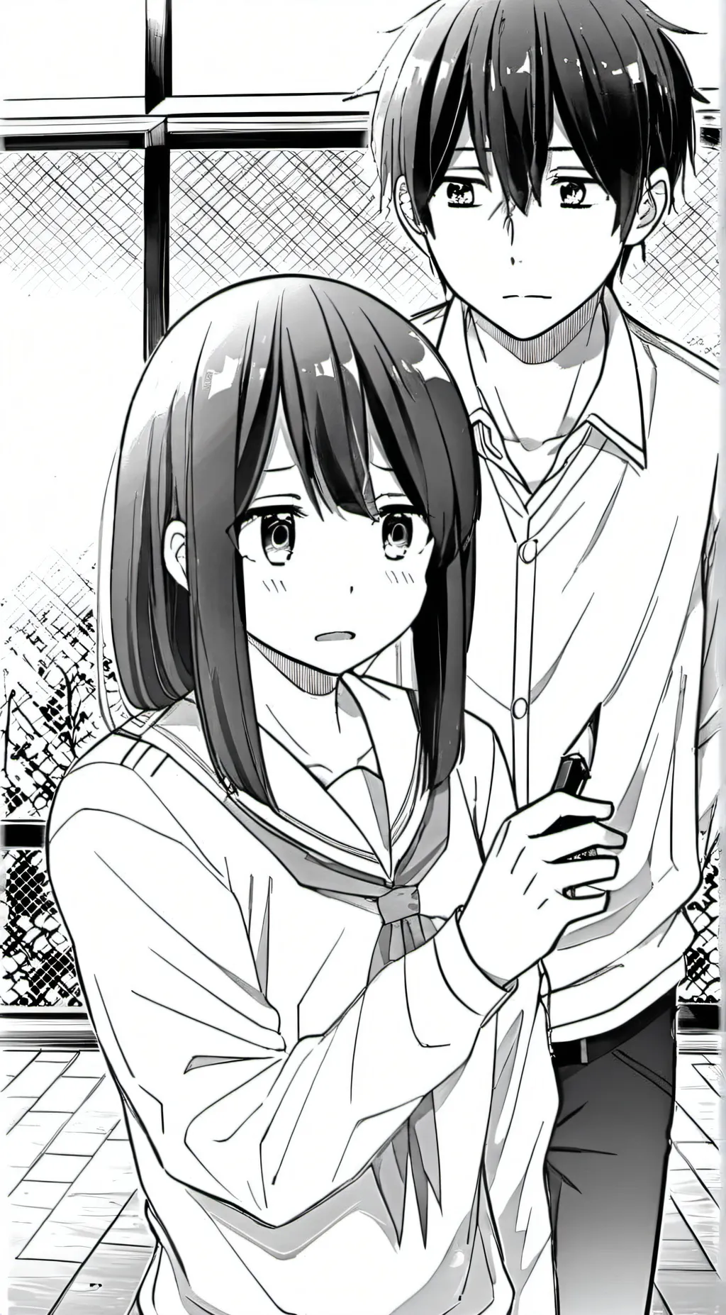 ai character: Your senpai friend background