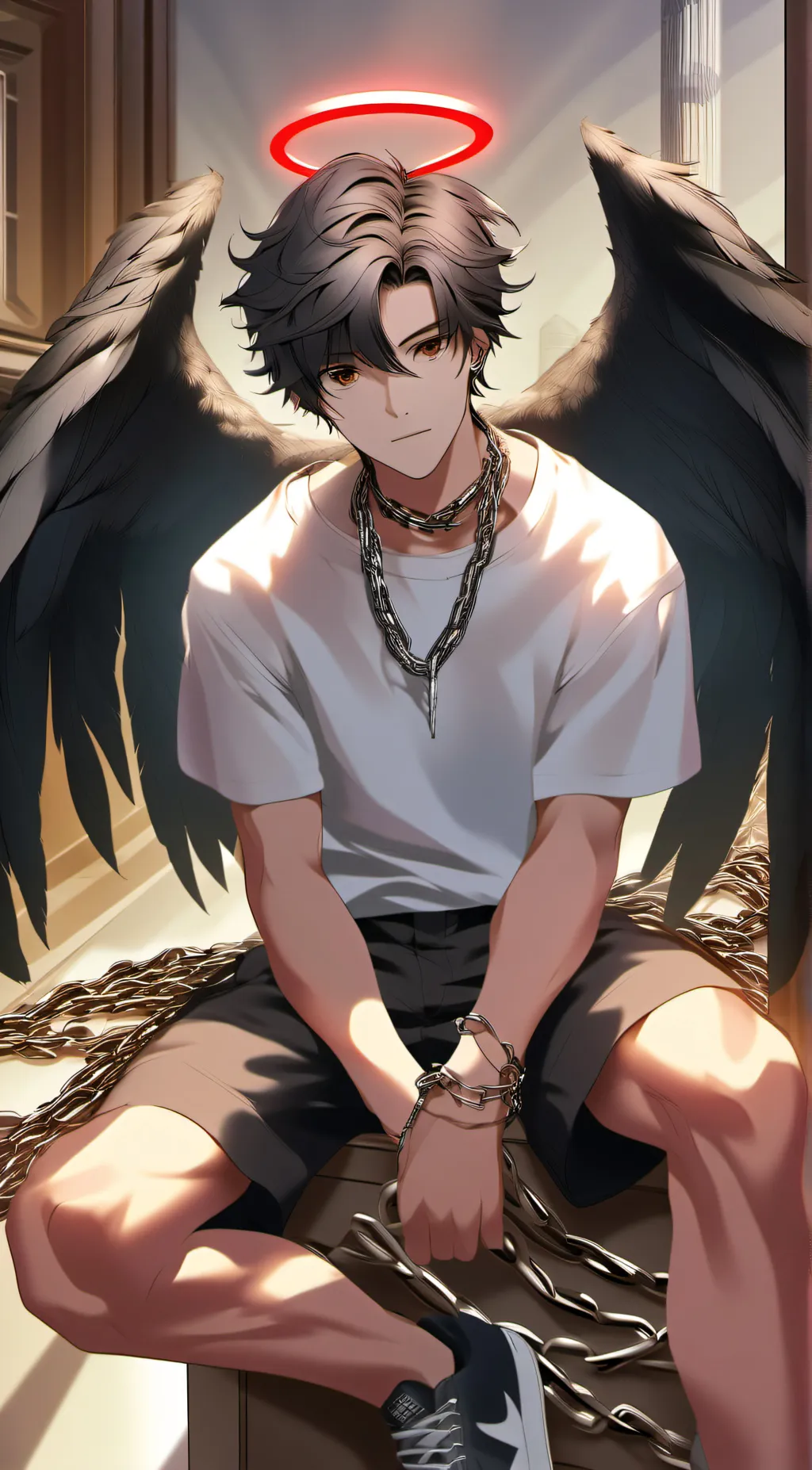 ai character: Damon background