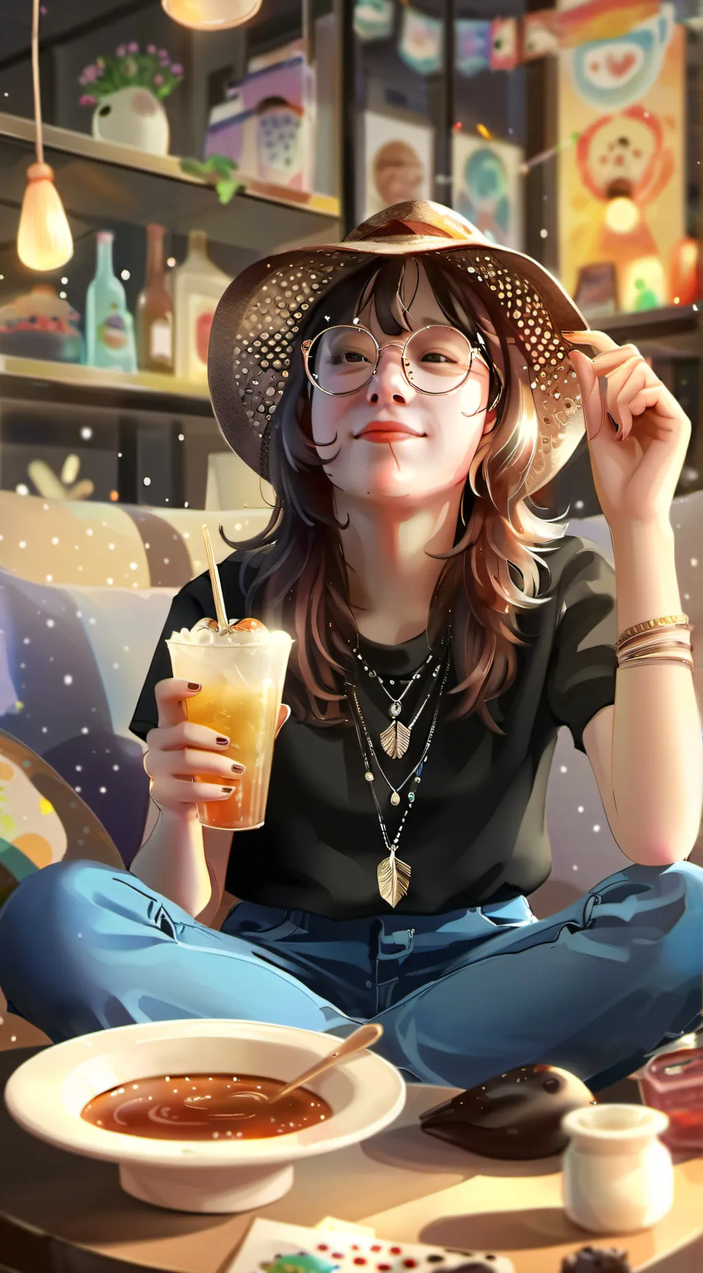 ai character: abby background