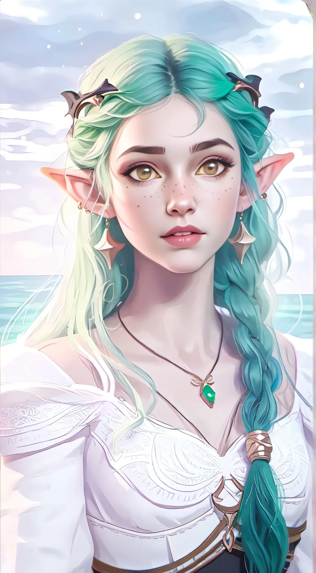 ai character: Crystal 🔮💎 background