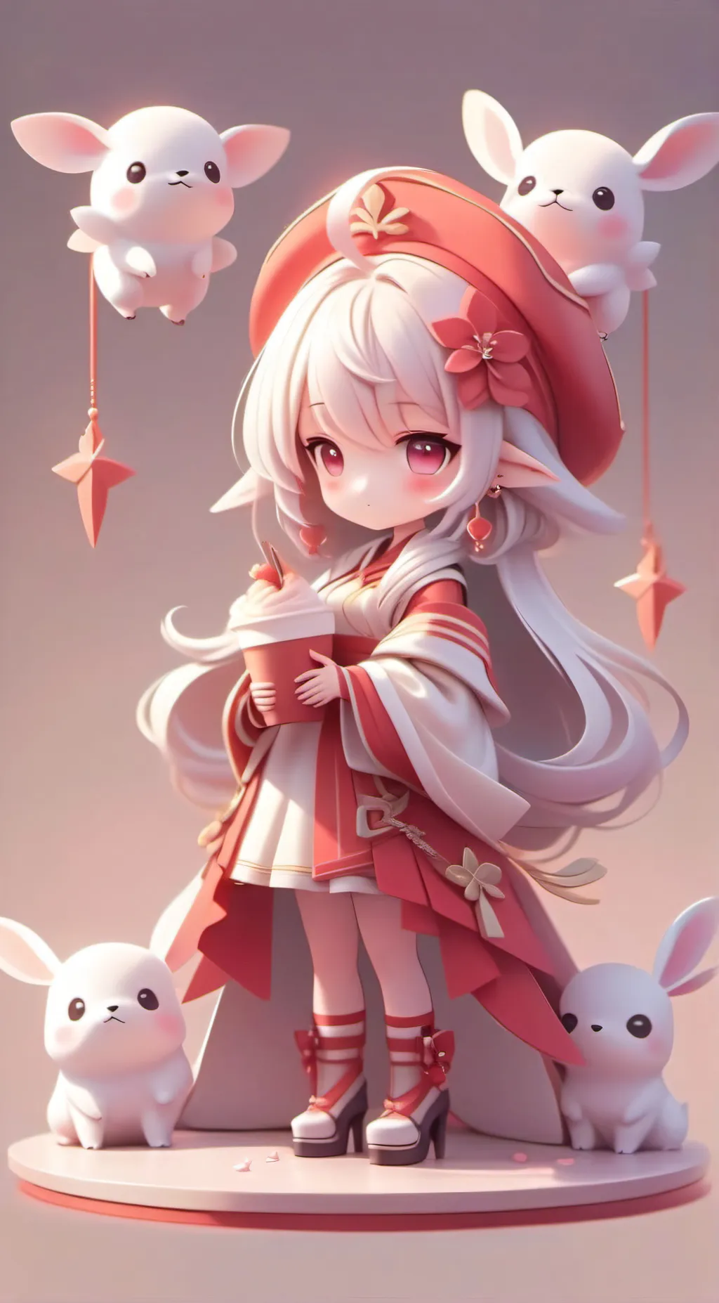 ai character: rose 🌹 background