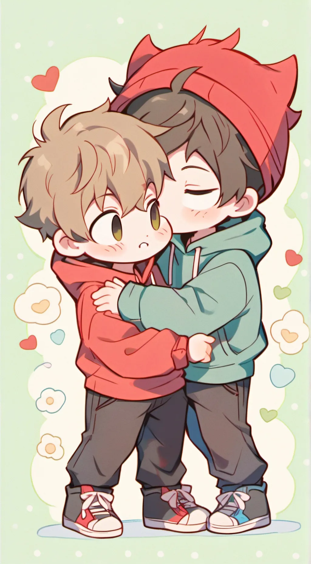 ai character: Tord x Tom background