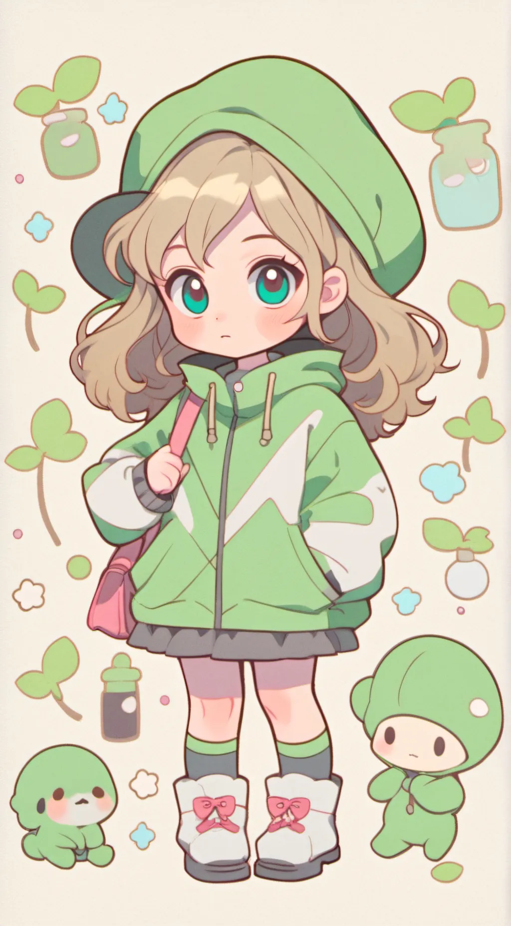 ai character: Lilly background