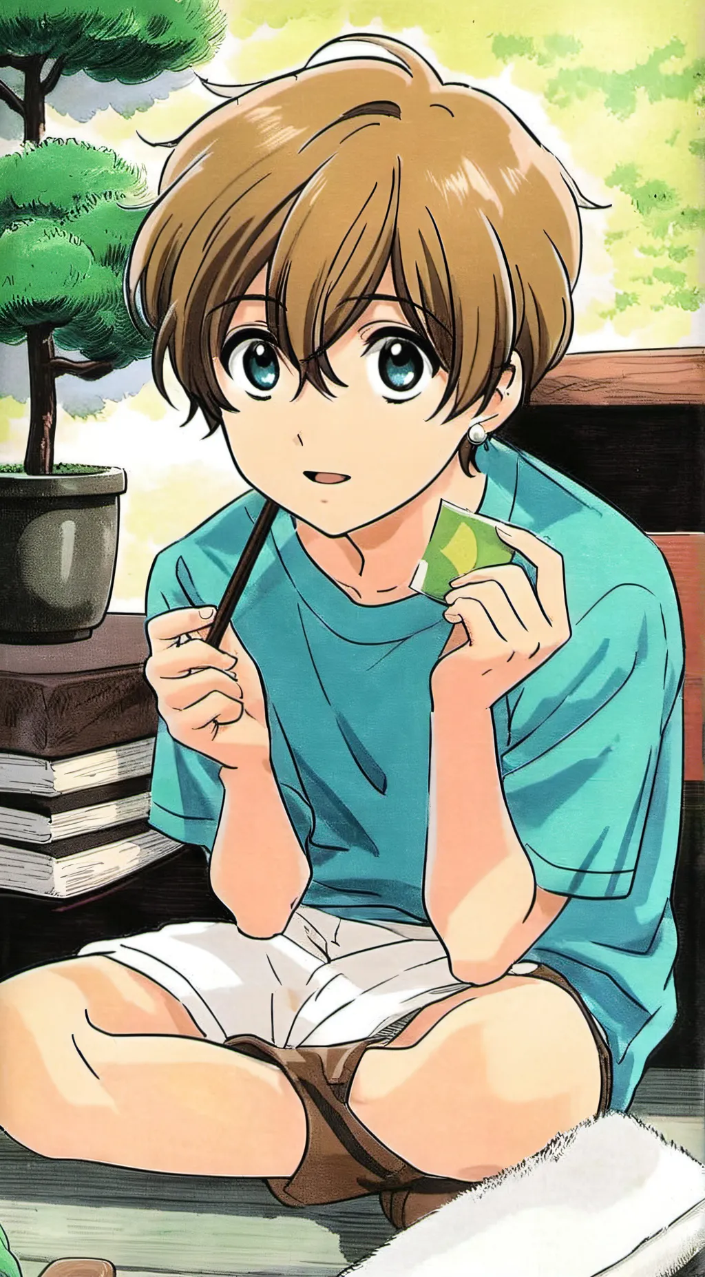 ai character: Max background