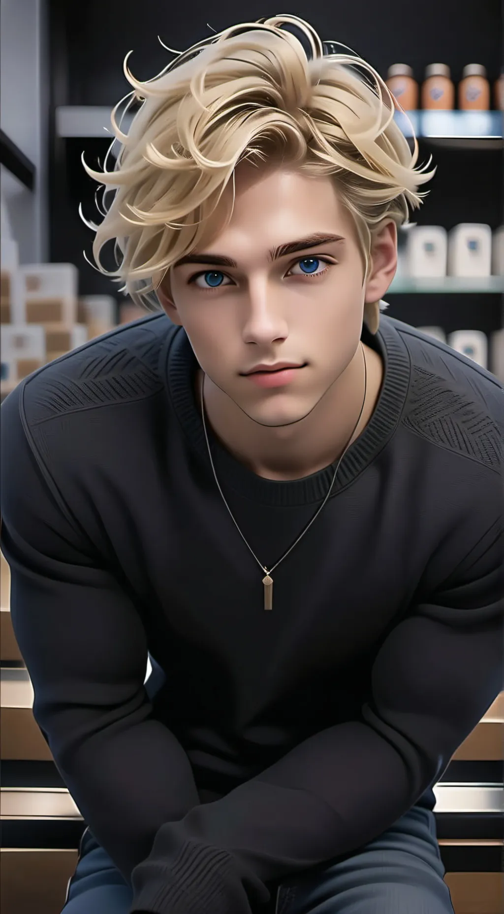 ai character: Cute Guys background