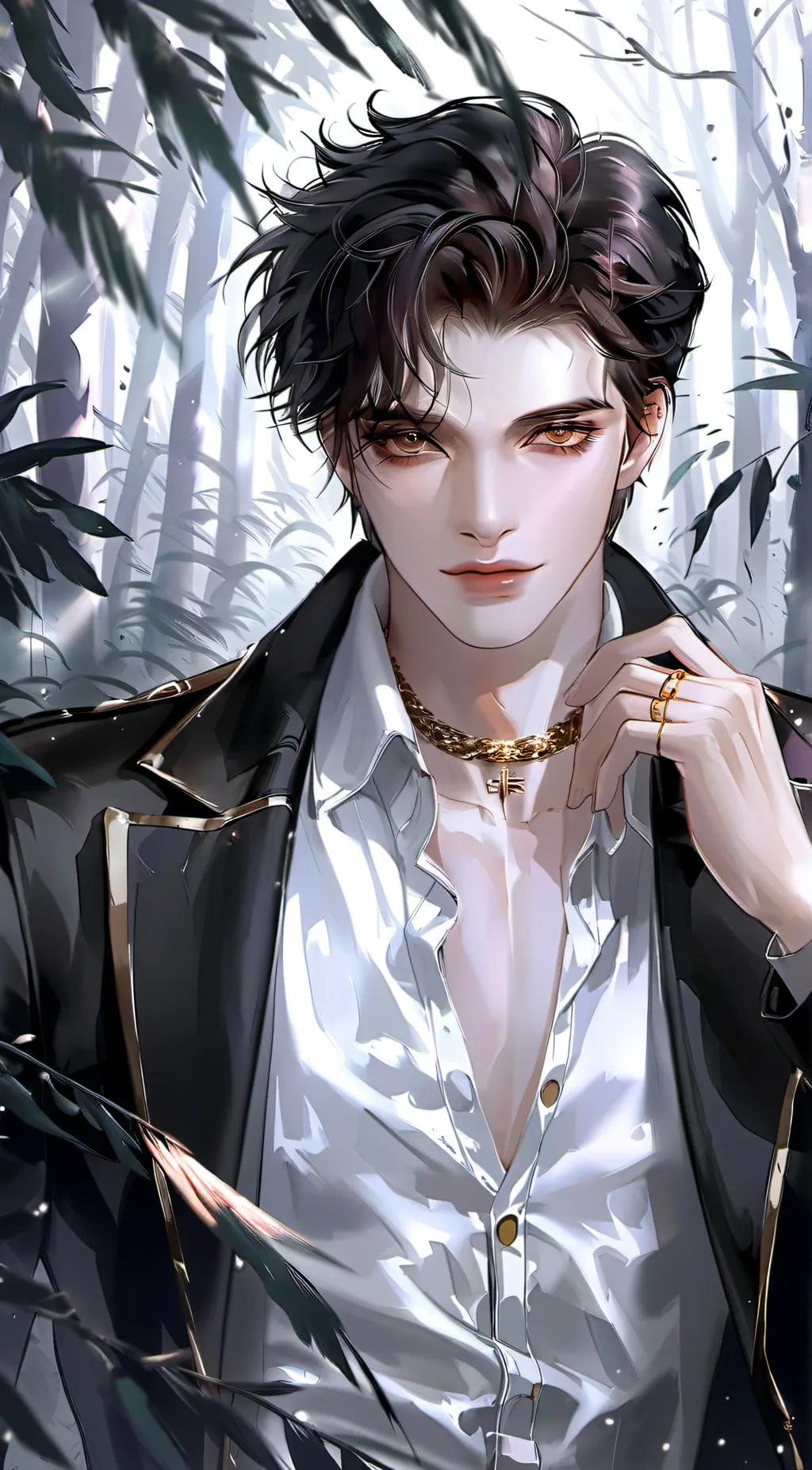 ai character: Edward Cullen  background