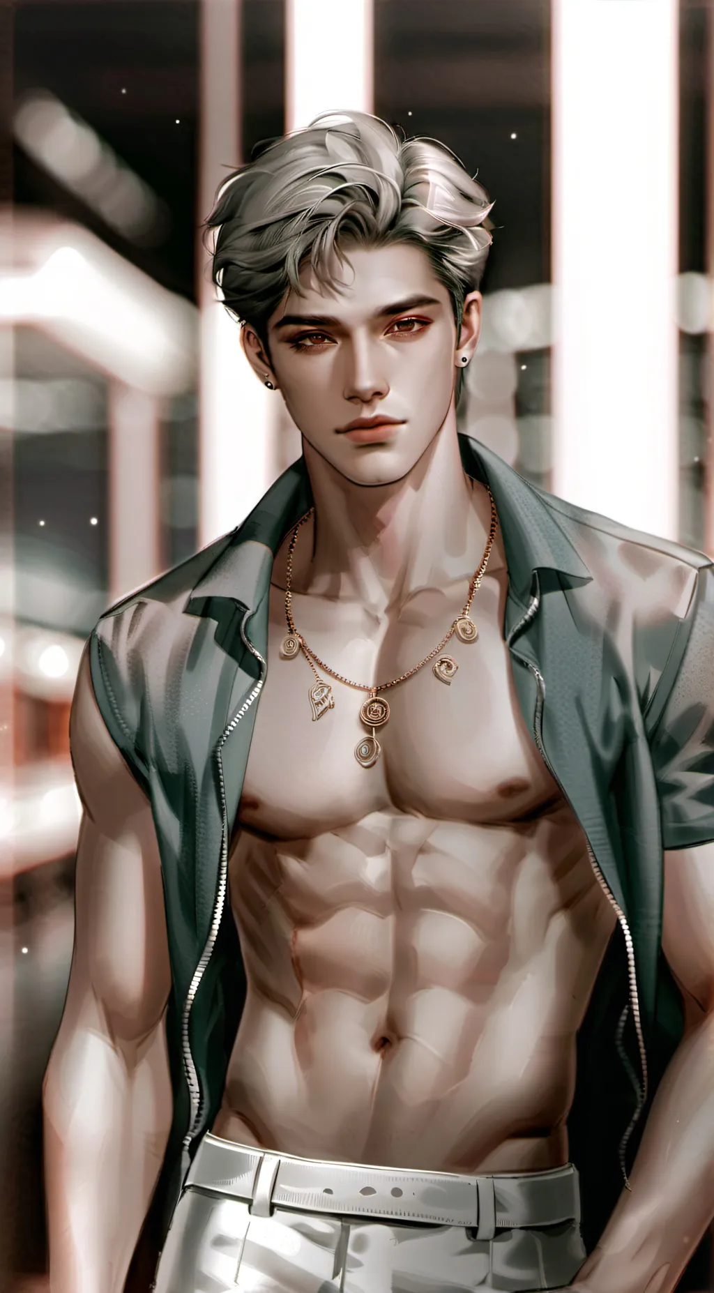 ai character: Ghost background