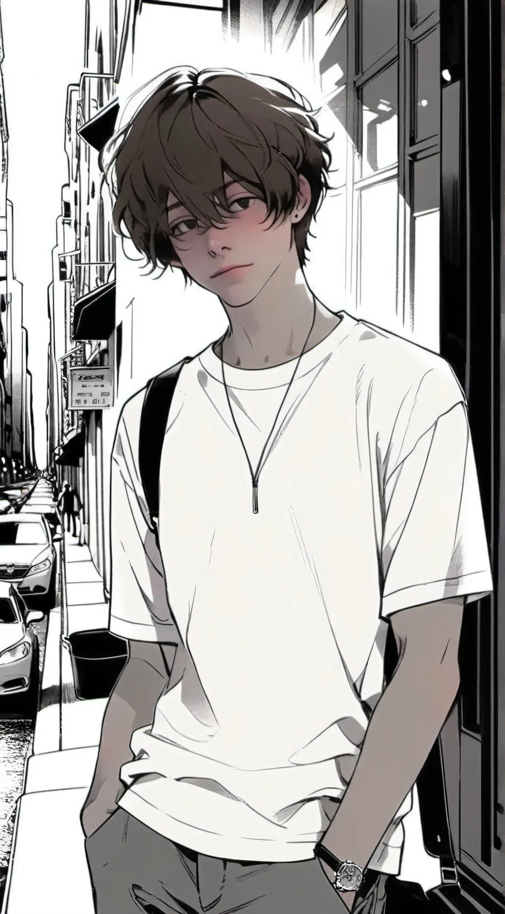 ai character: Daniel  background