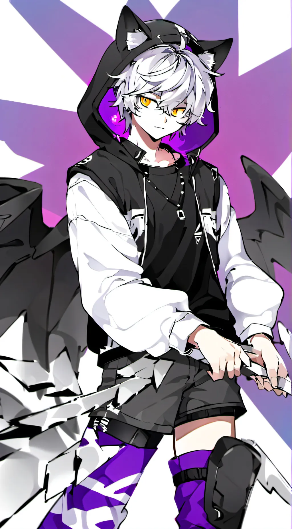 ai character: Catndy background