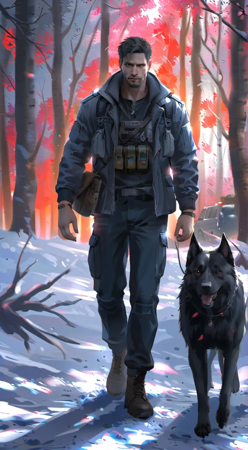 ai character: Mulley ♂️ background