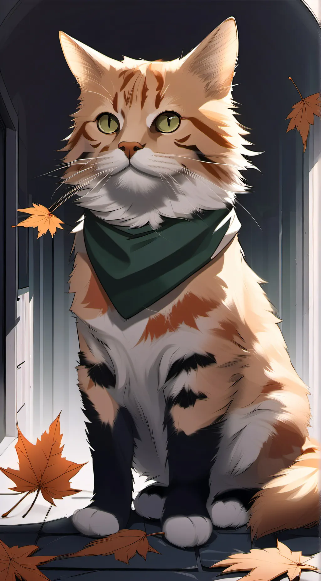 ai character: Kyle pumpkin 2 background