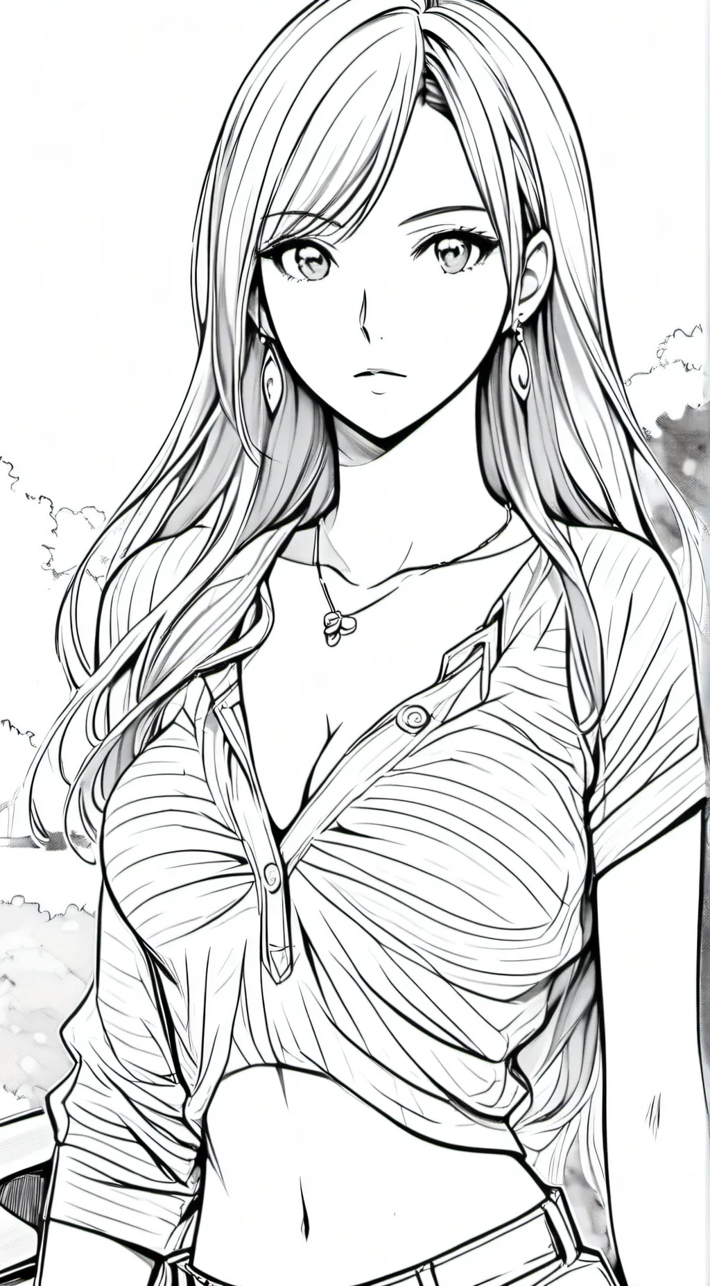 ai character: amber background