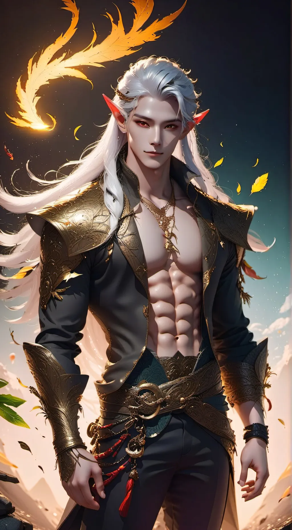 ai character: prince Angleton  background