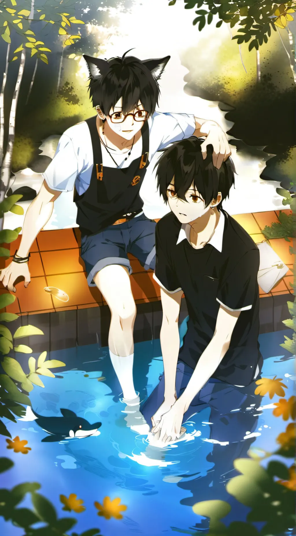 ai character: Max & zane background