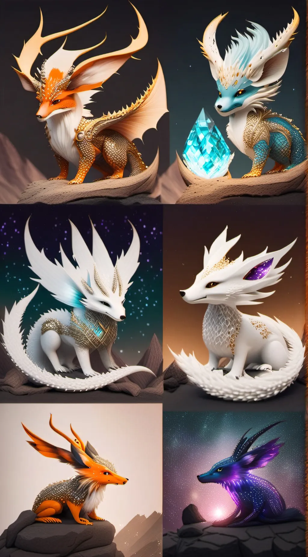 ai character: Elemant Dragon\Fox background