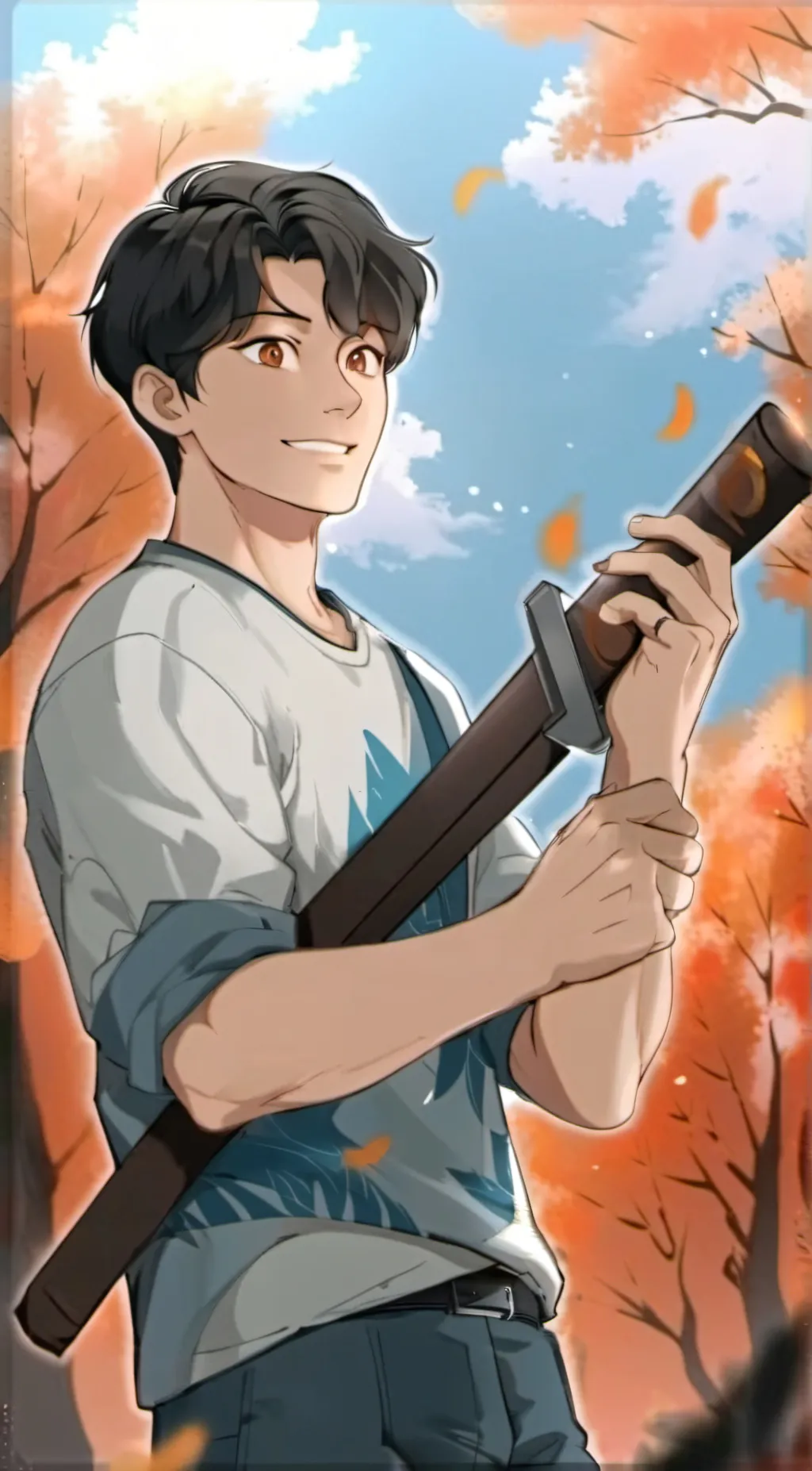 ai character: Percy Jackson  background