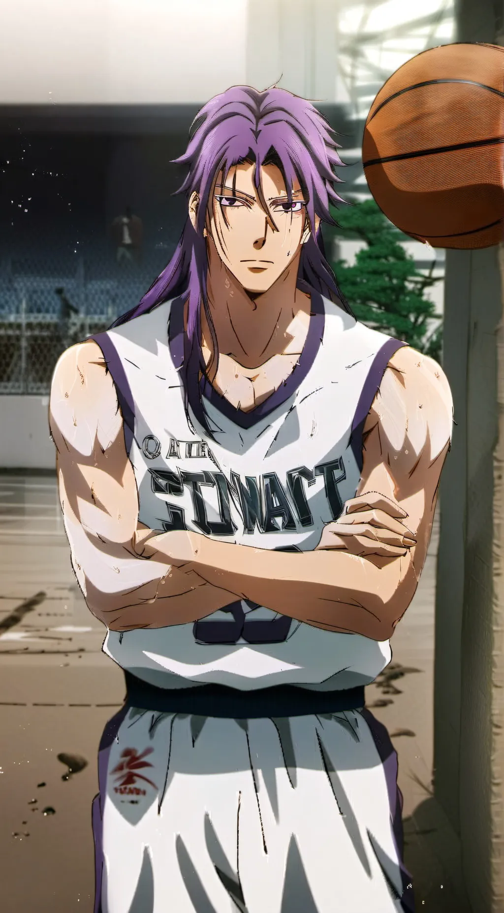 ai character: Murasakibara background