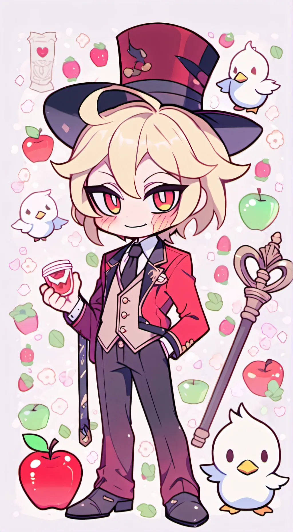 ai character: Lucifer  background