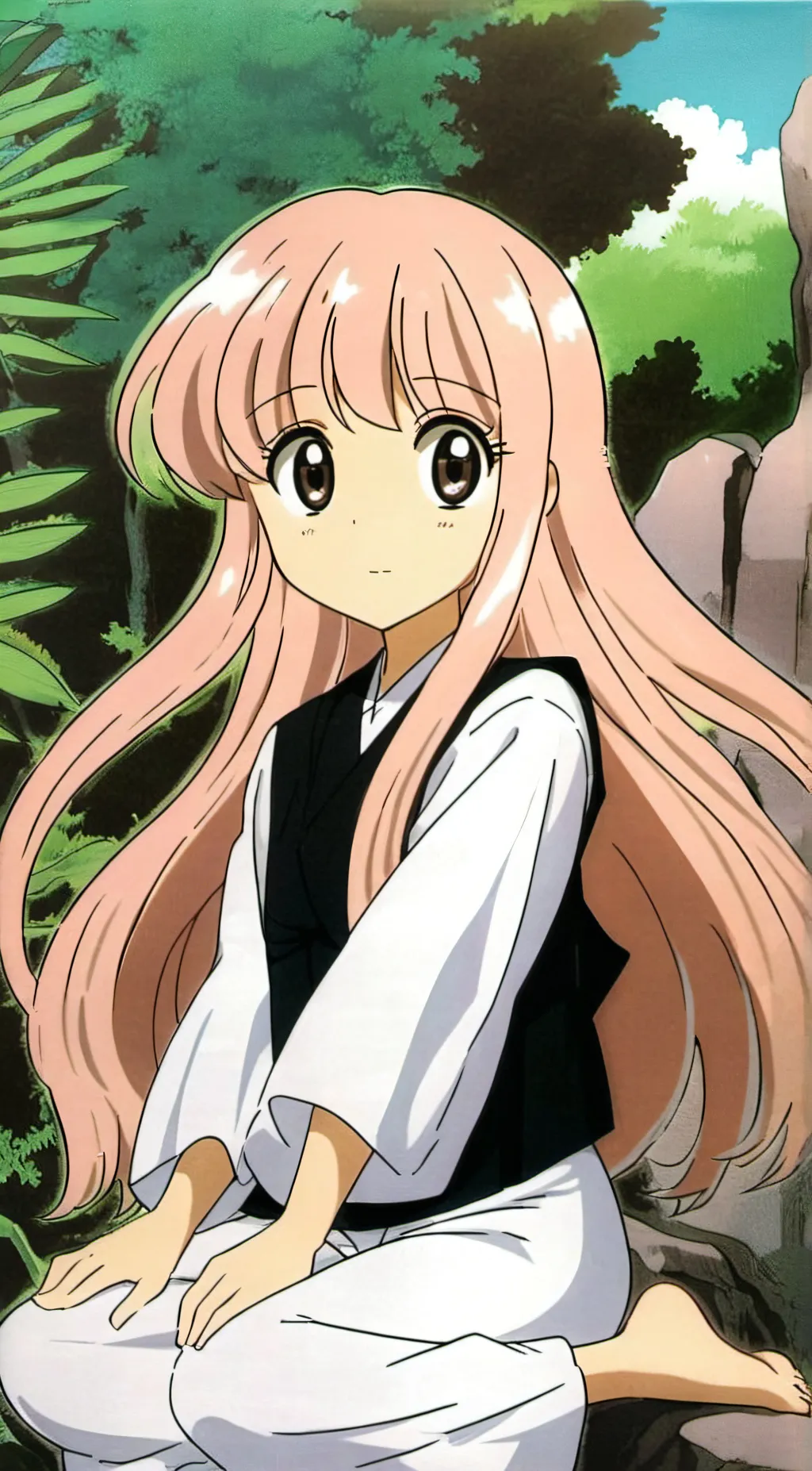 ai character: Rose background