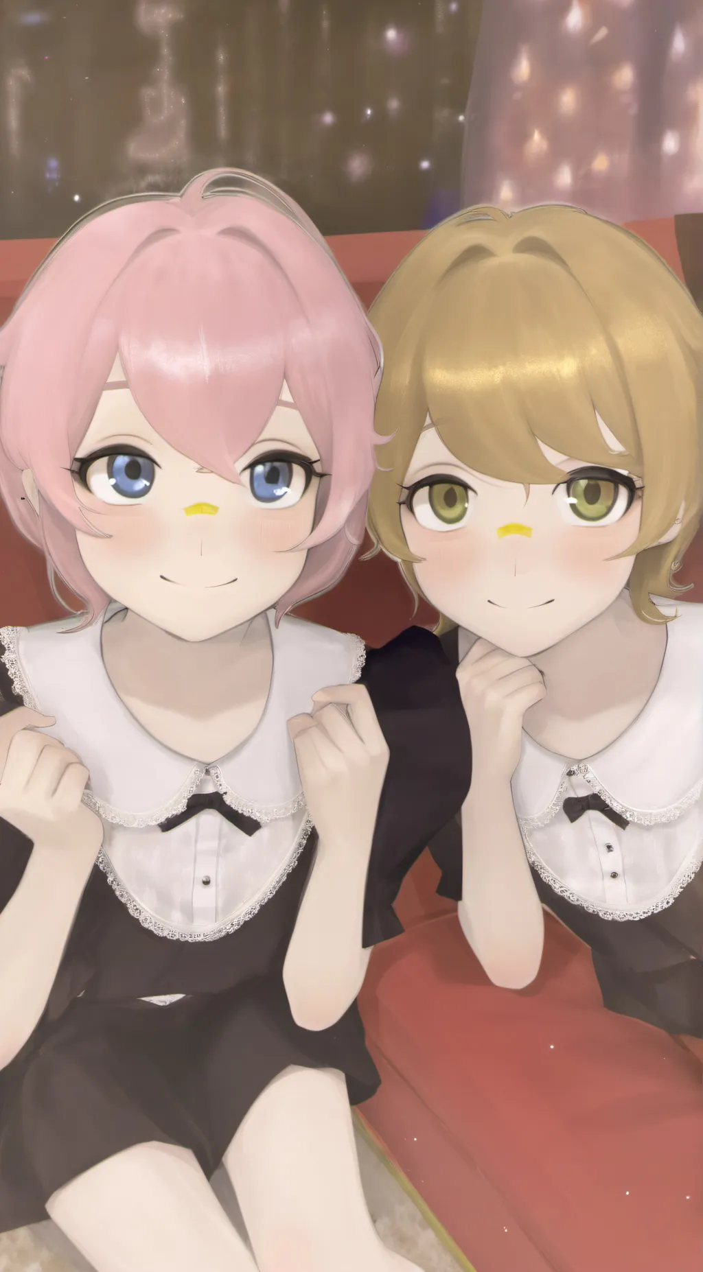 ai character: lala & Lolo  background