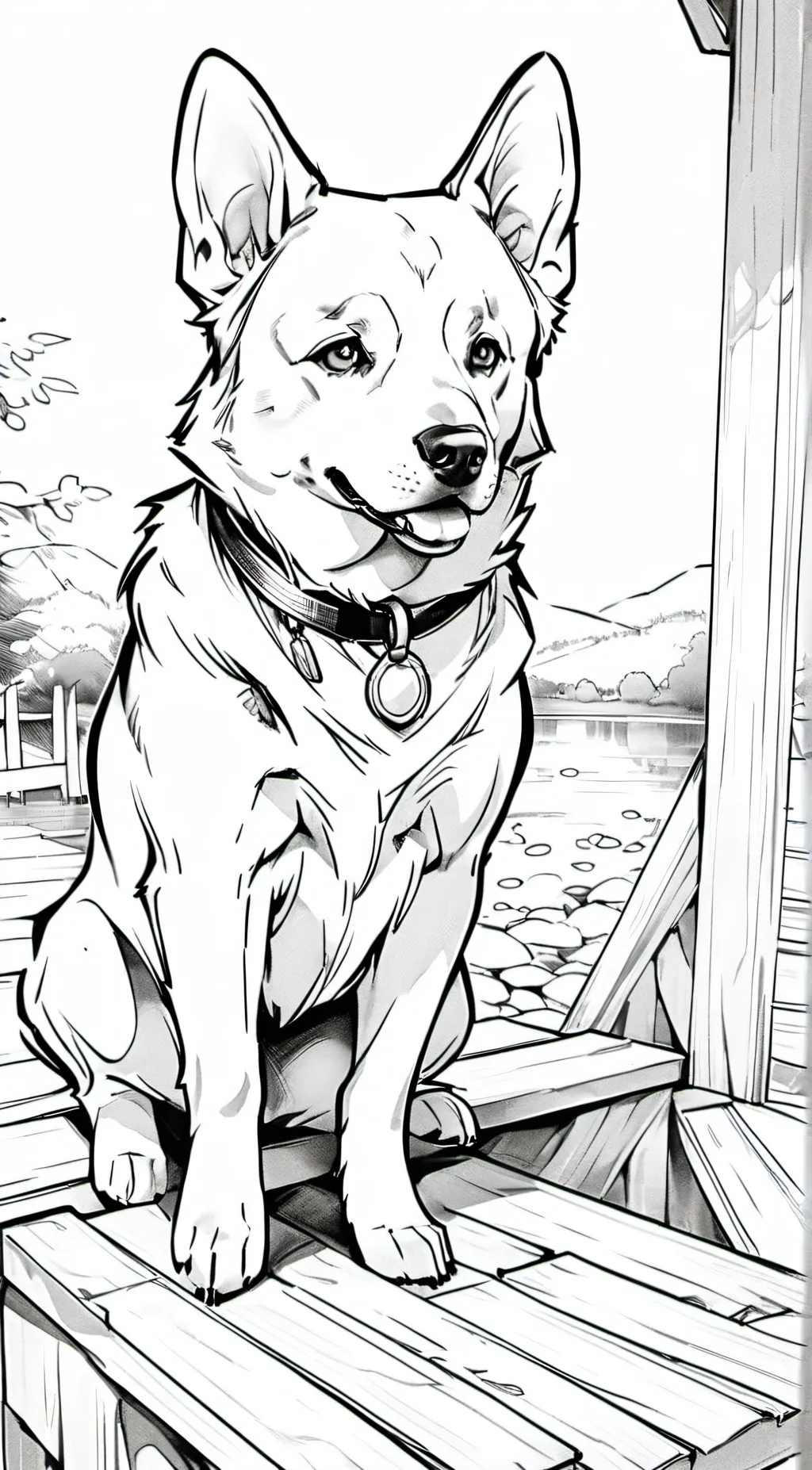 ai character: my dog background