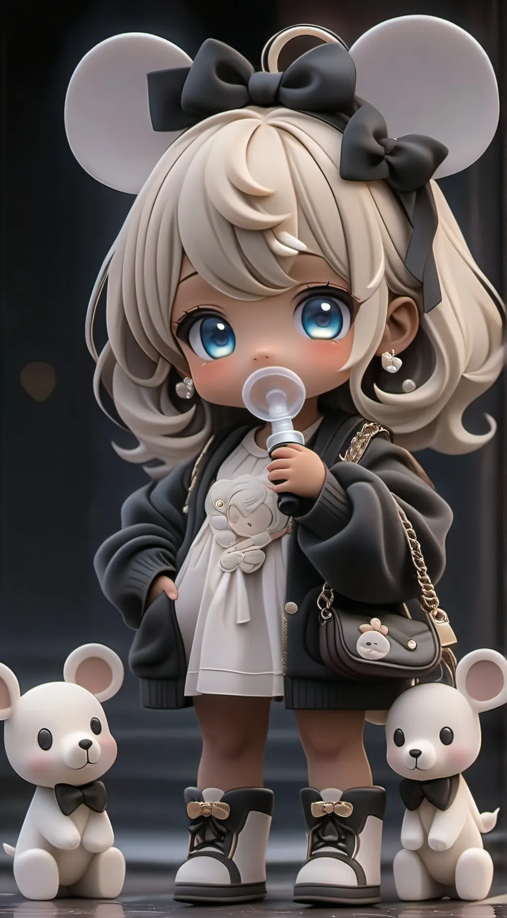 ai character: baby background