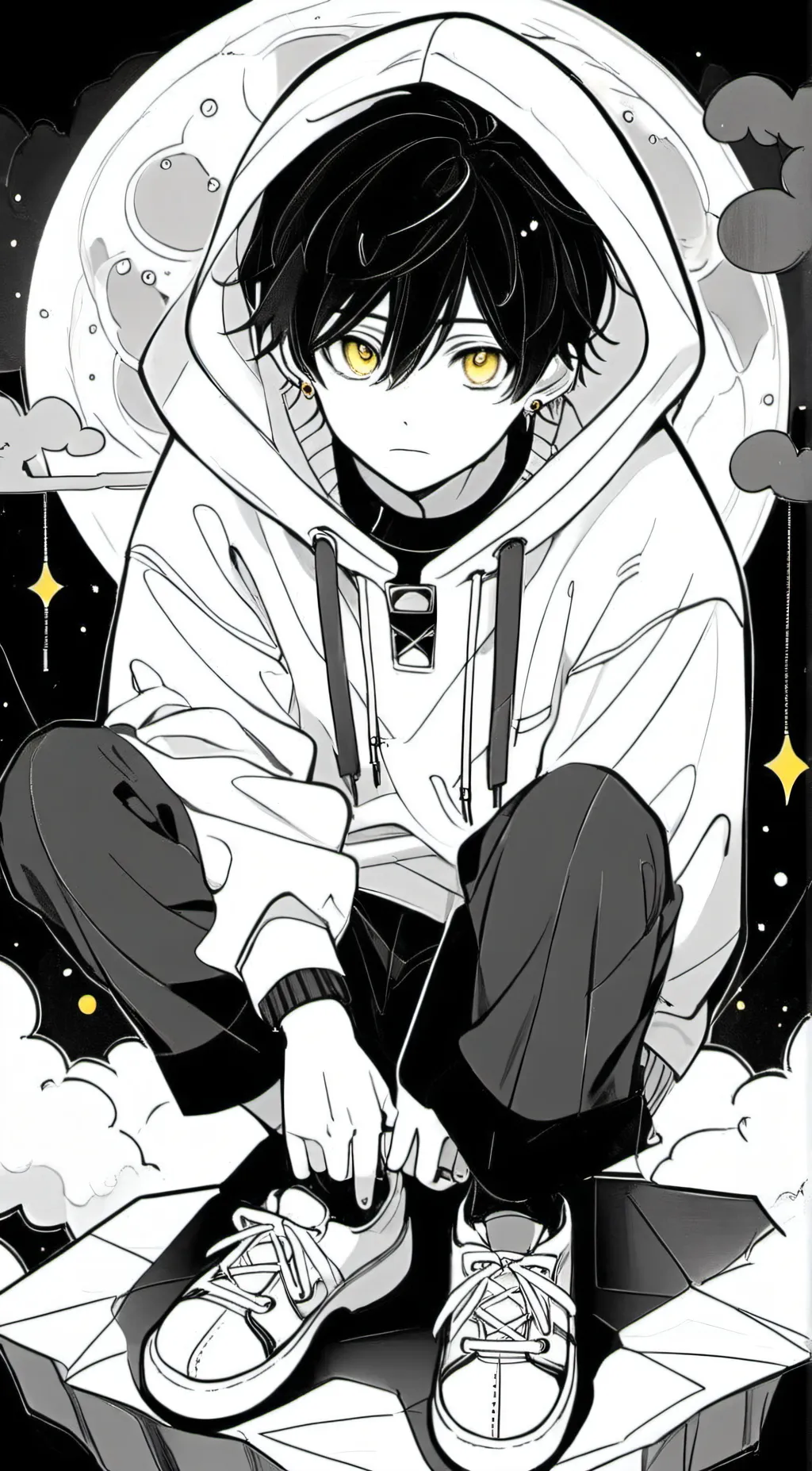 ai character: ☆Moonlight☆ background