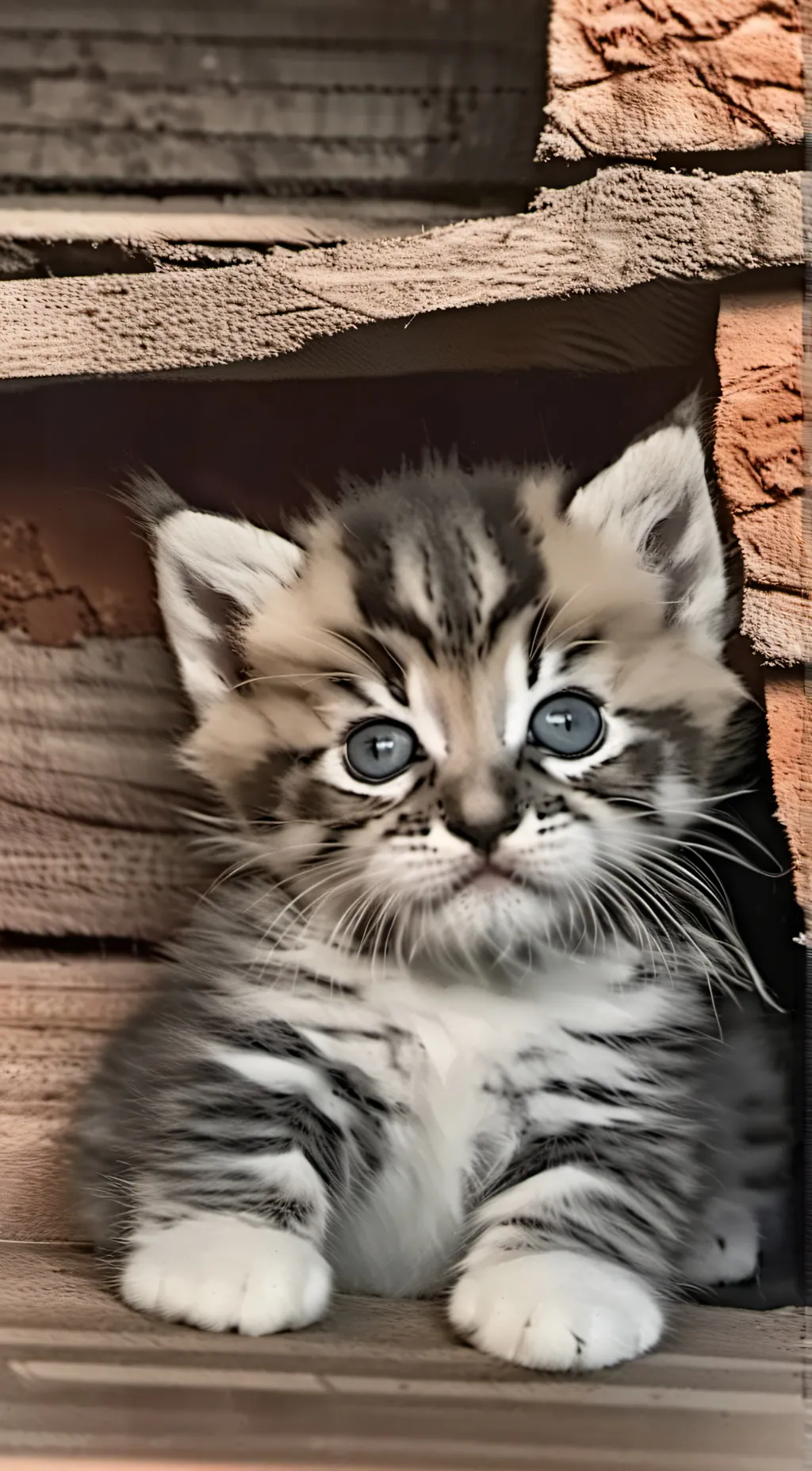 ai character: Kitten  background