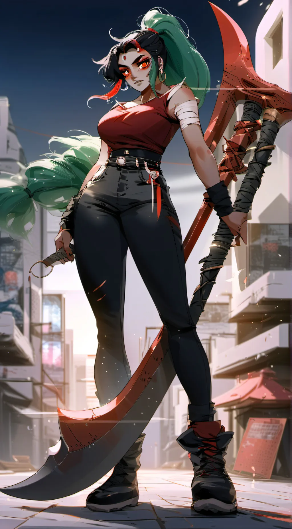 ai character: Gyrutaro(female au background