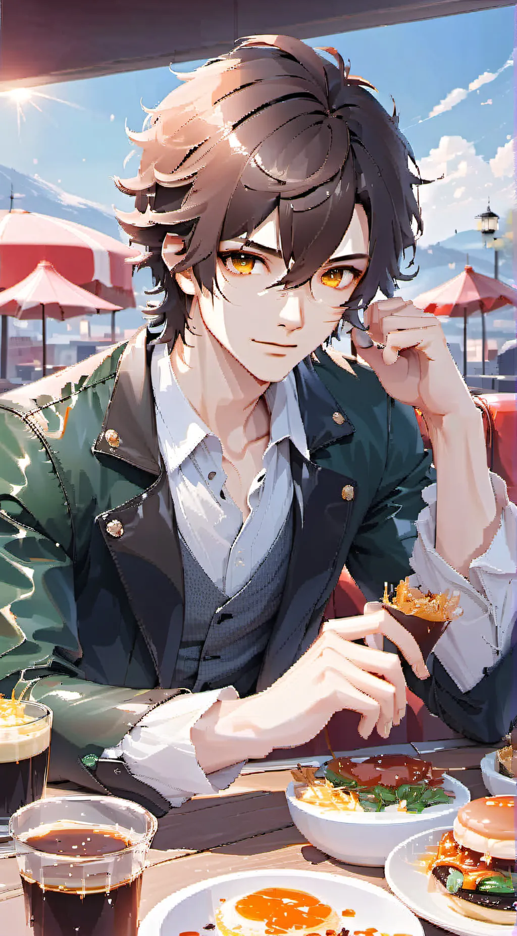 ai character: Shawn background