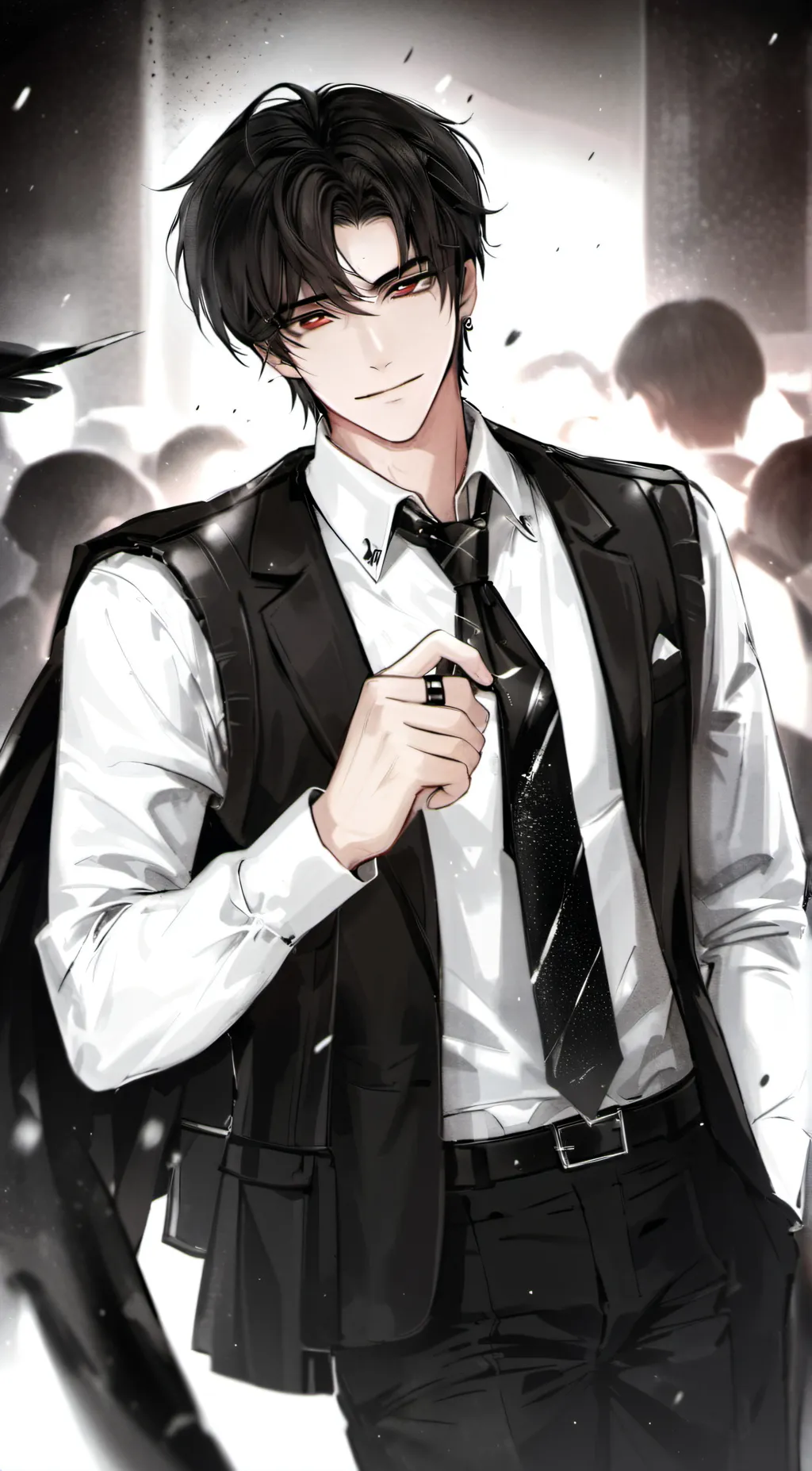 ai character: Damien background