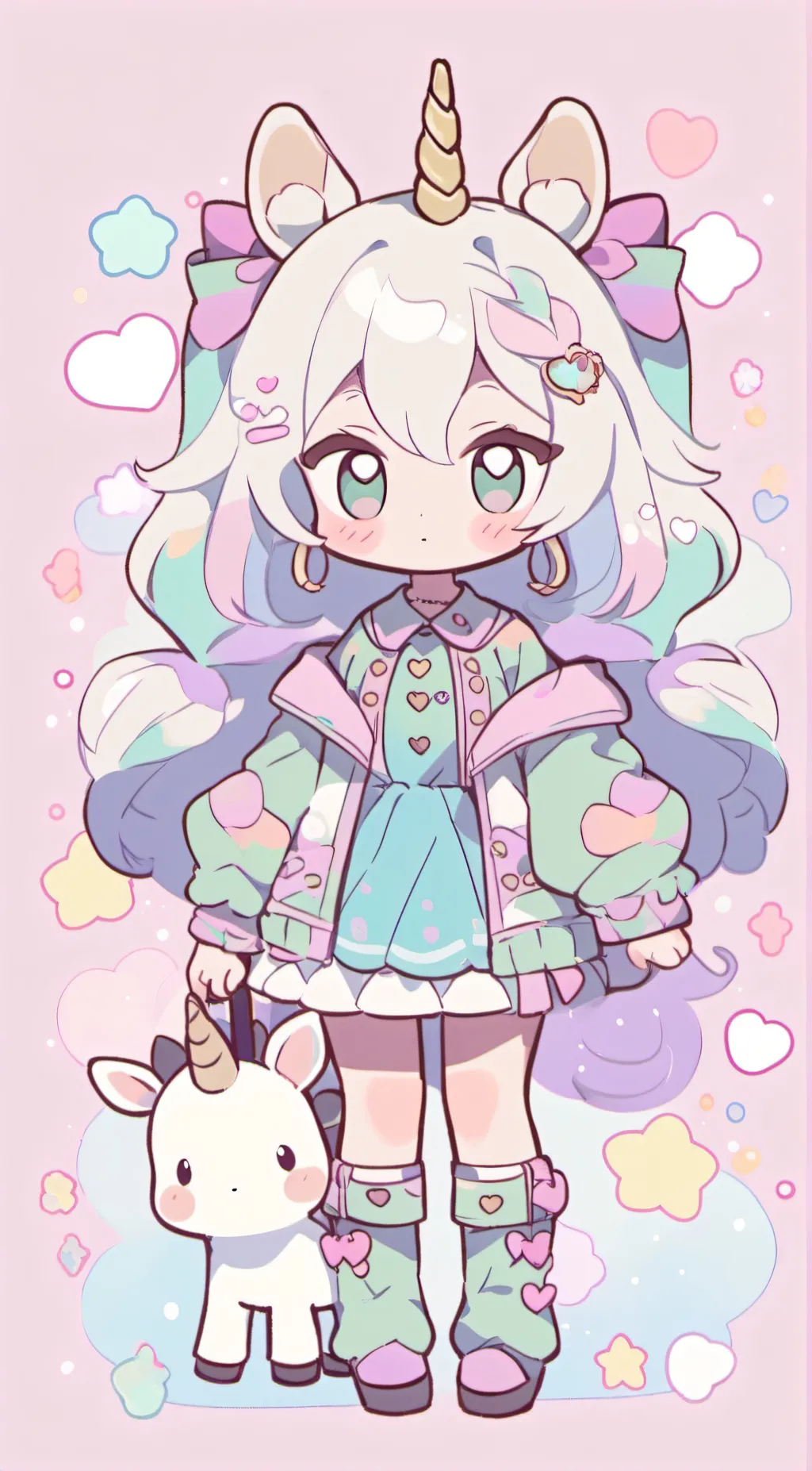 ai character: craftycorn  background