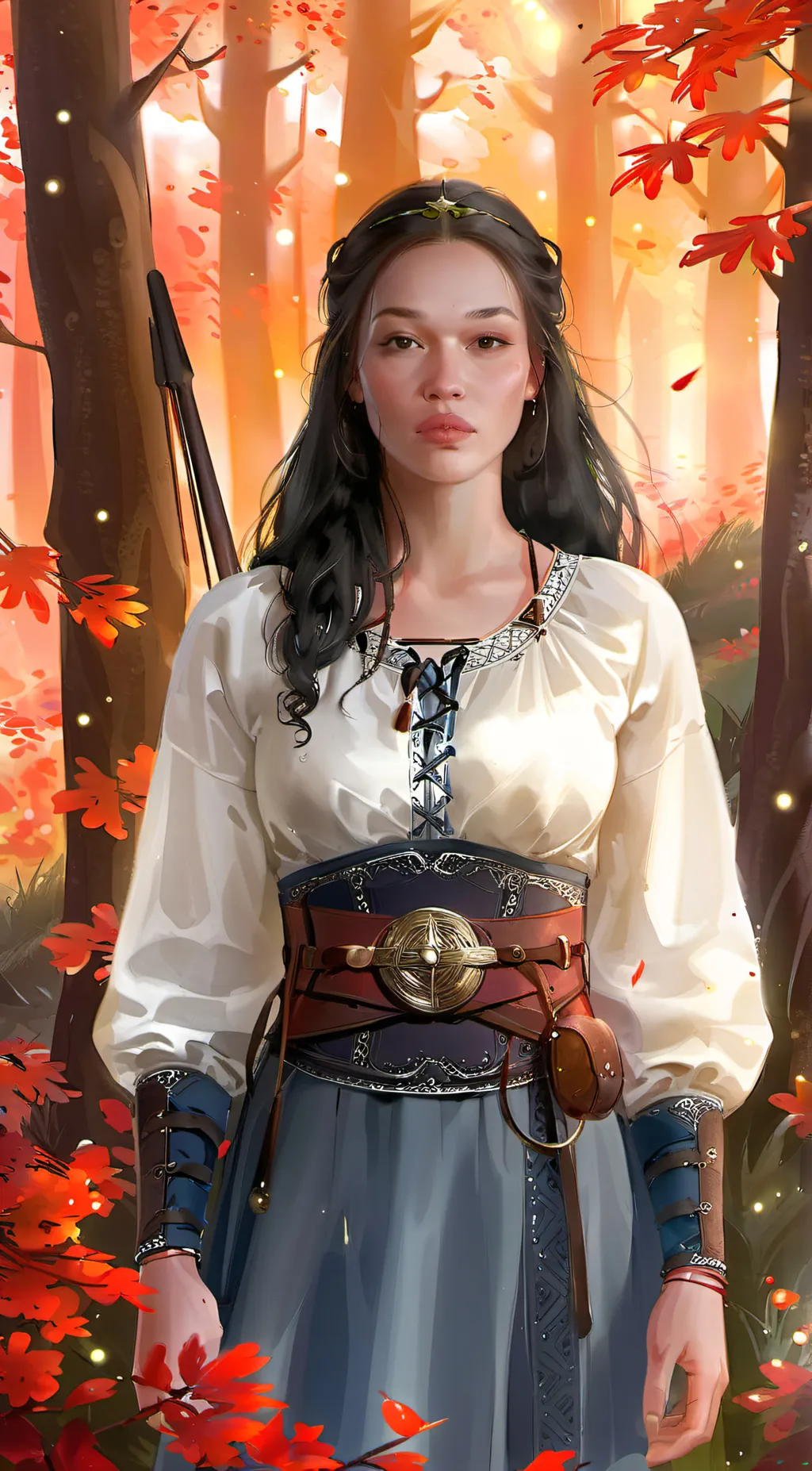 ai character: Aria background