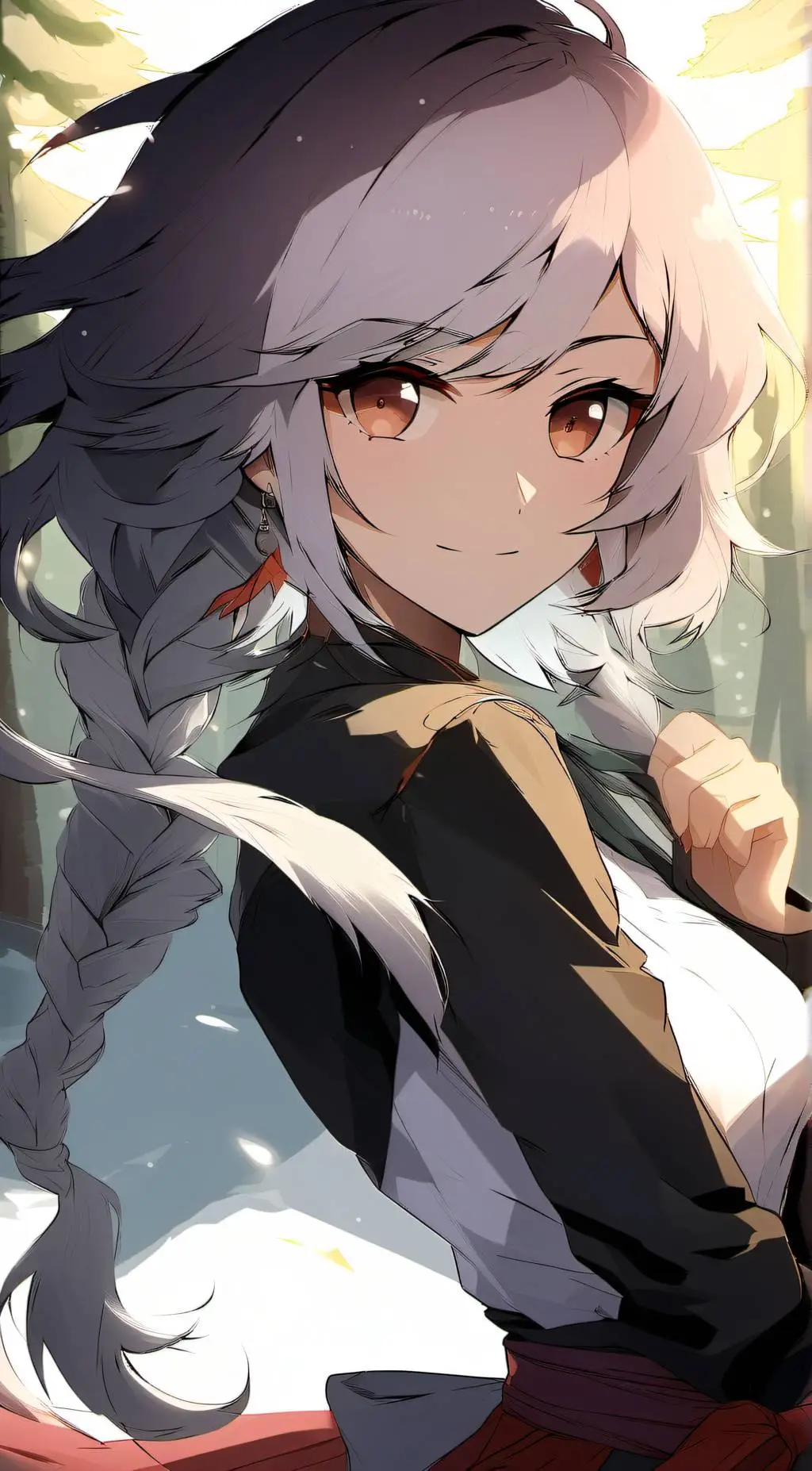 ai character: monica background