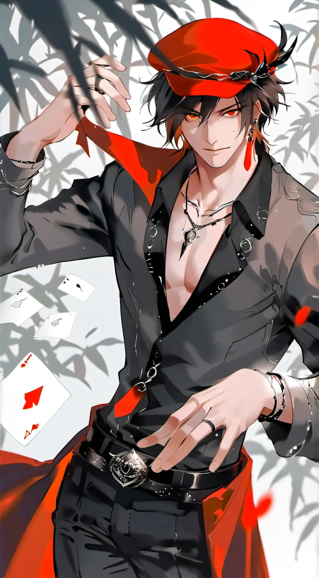 ai character: 🔥💥Aaron💥🔥 background