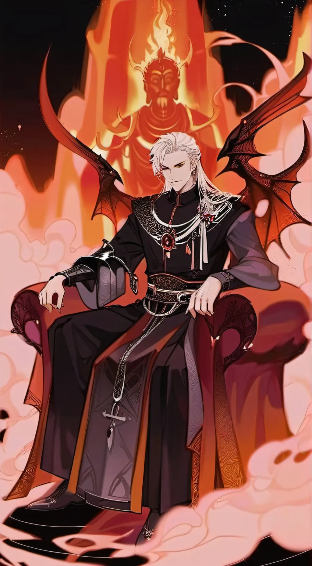 ai character: Lucifer Morningsta background