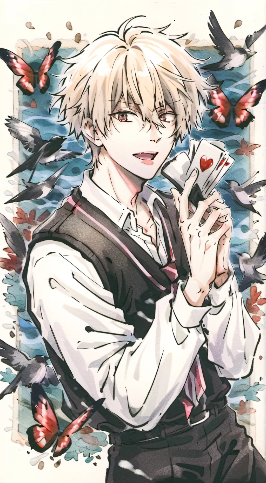 ai character: Bakugo background