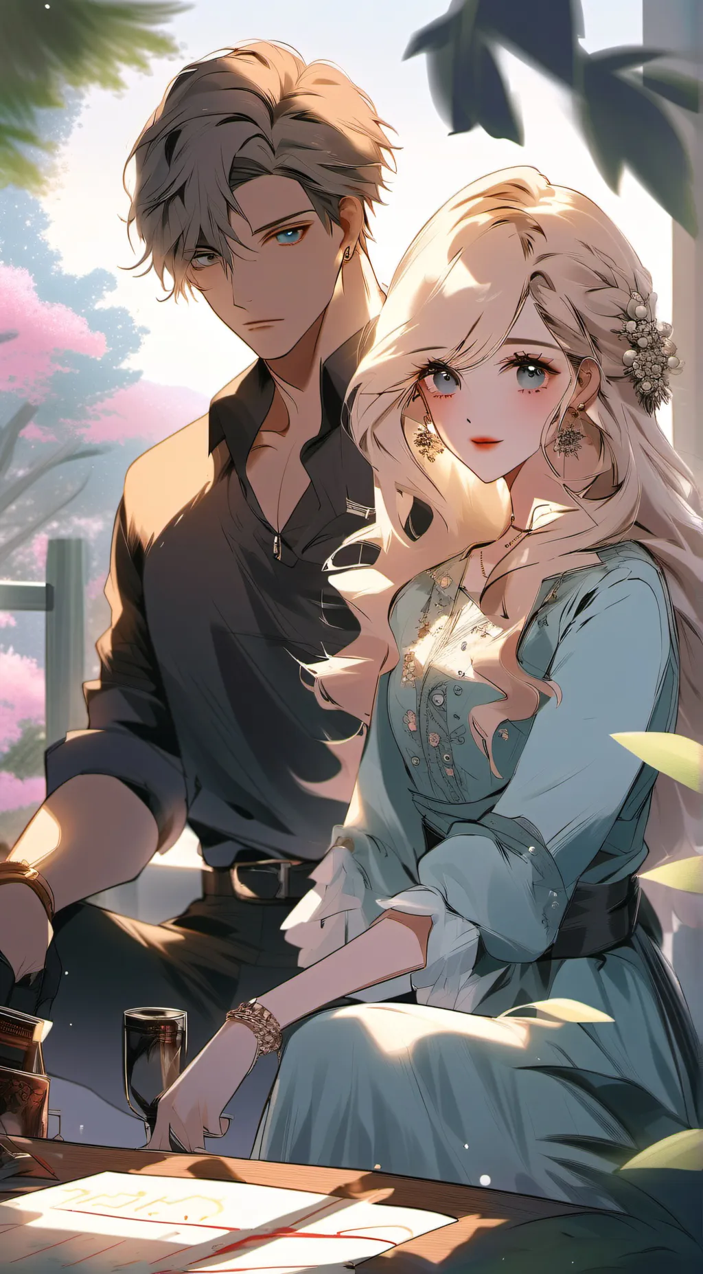 ai character: Girl=alex•Boy=jack background