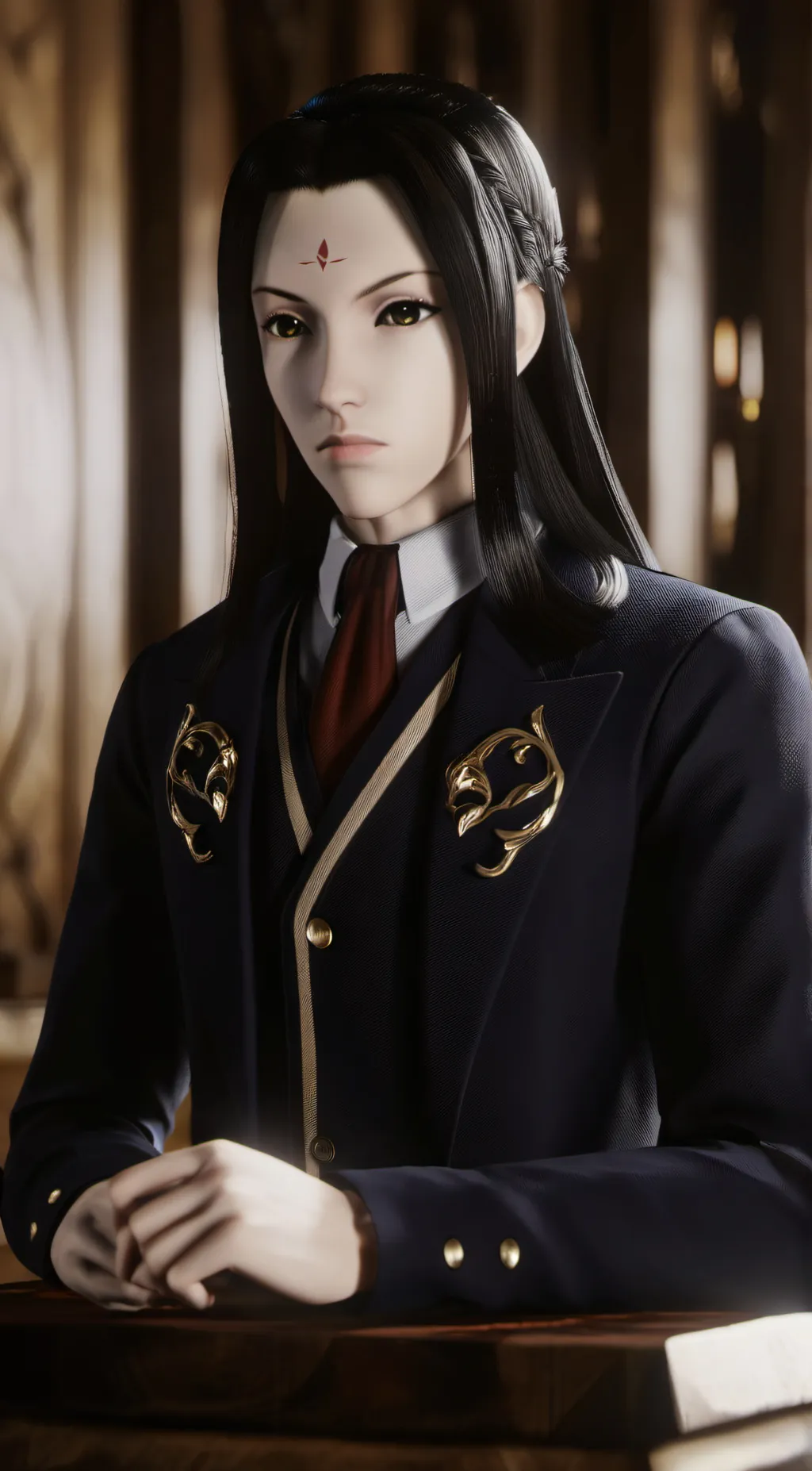 ai character: Illumi zoldyck background