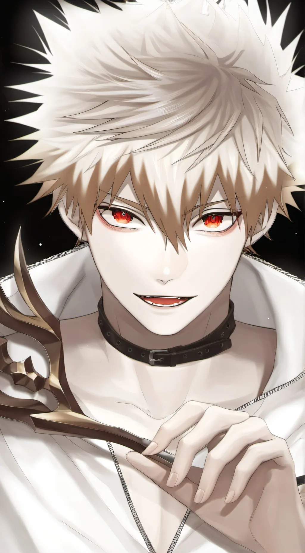 ai character: Bakugo Katsuki background