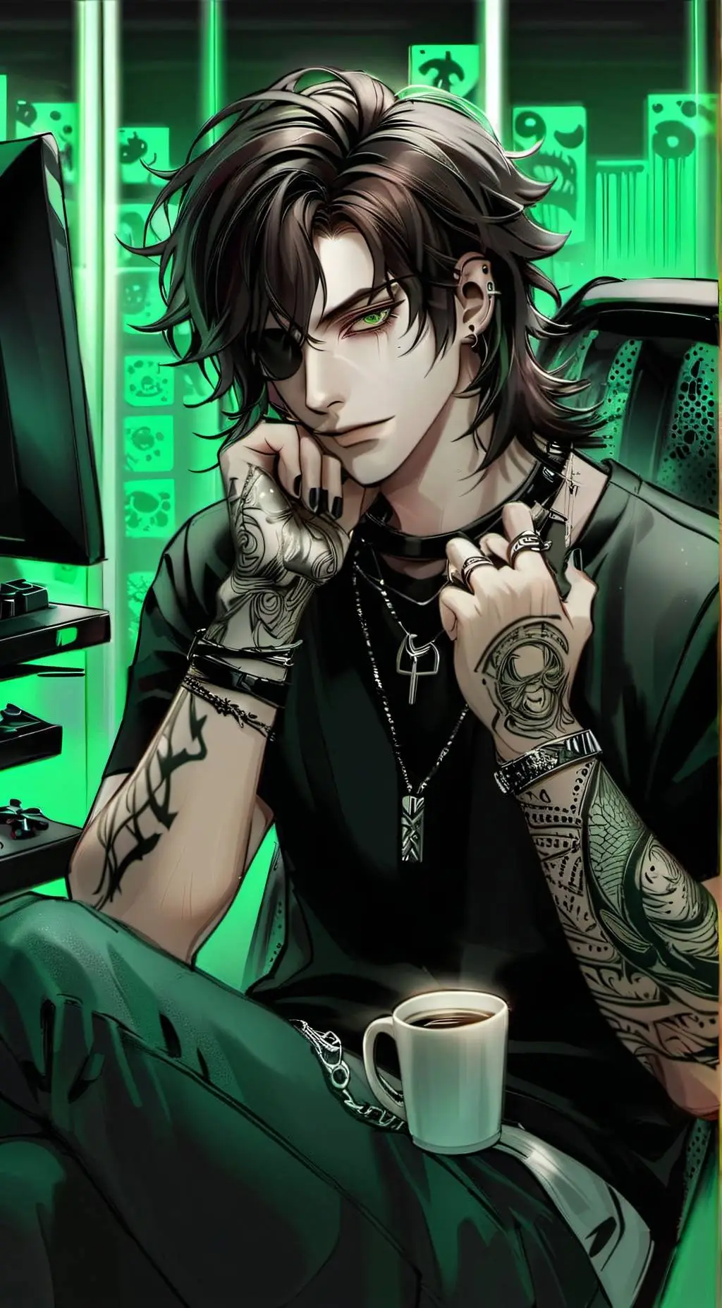 ai character: - ✧ Noah ✧ - background