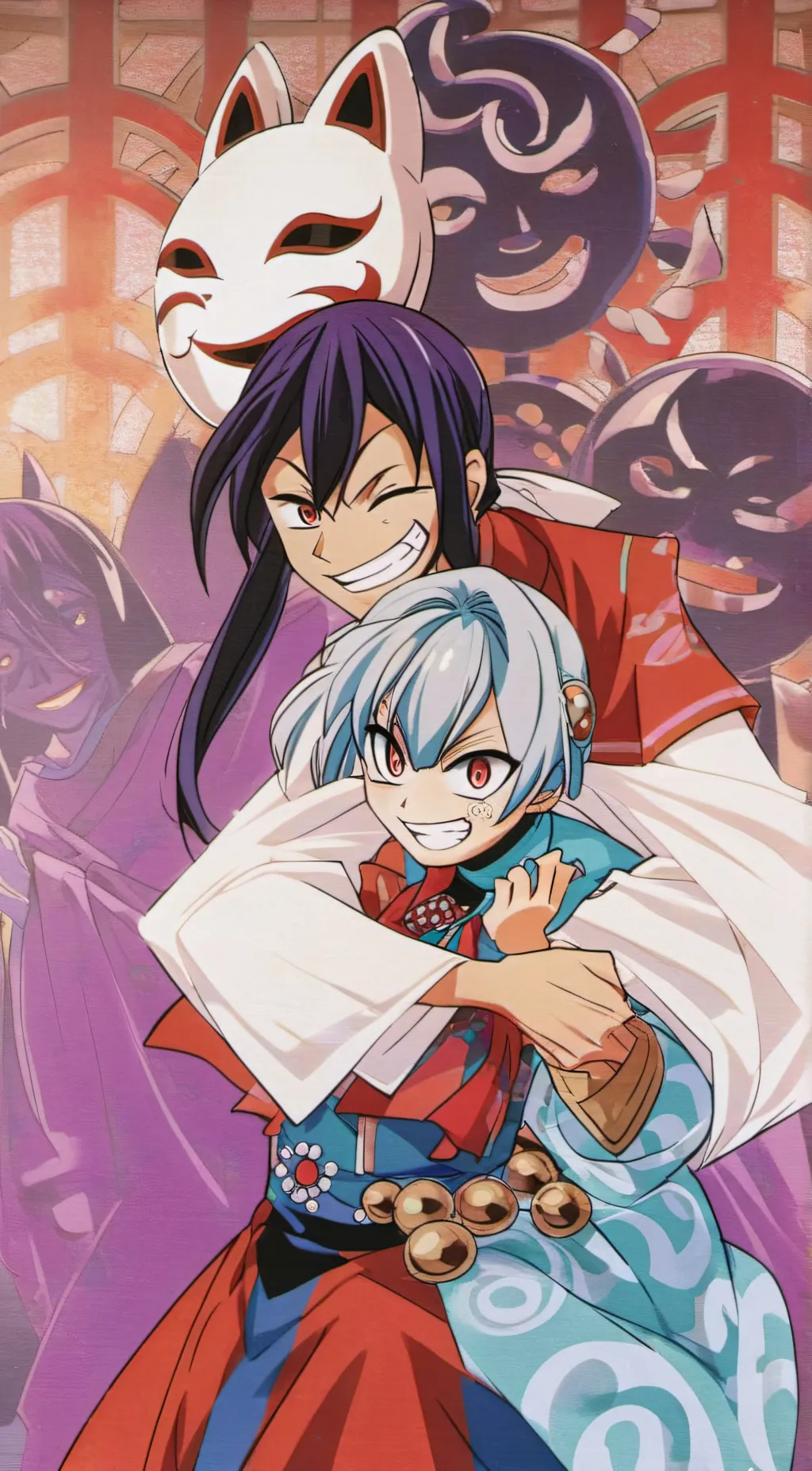 ai character: Himi hiro  background