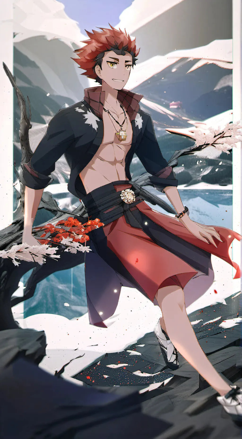 ai character: kiawe background