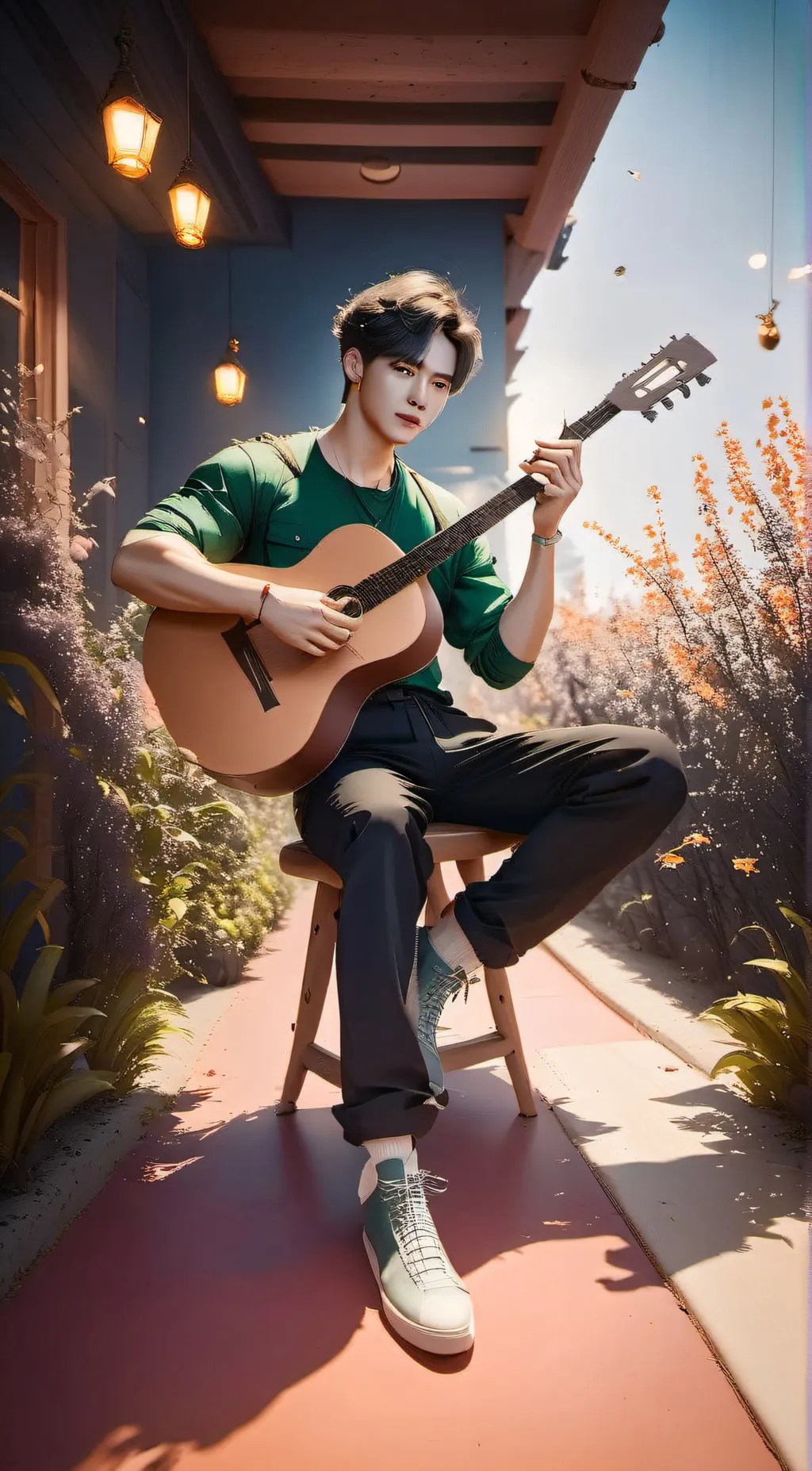 ai character: Charlie  background