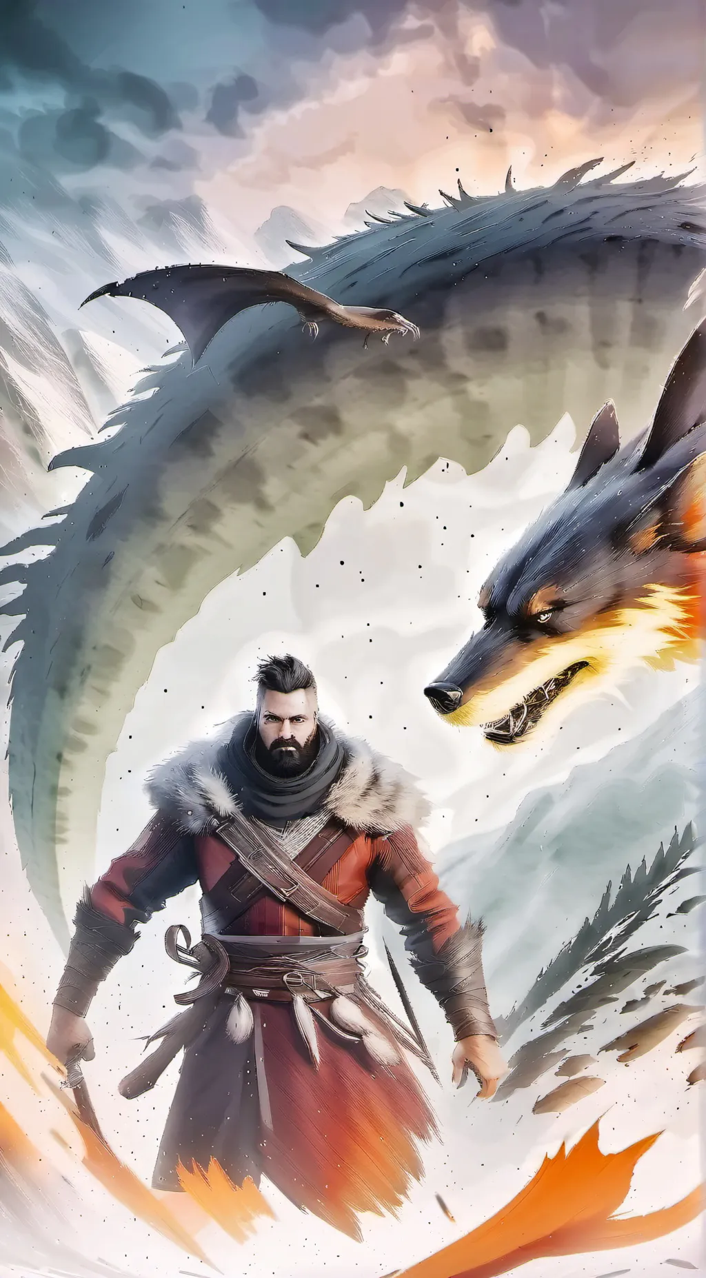 ai character: PLEASE FOLLOW background