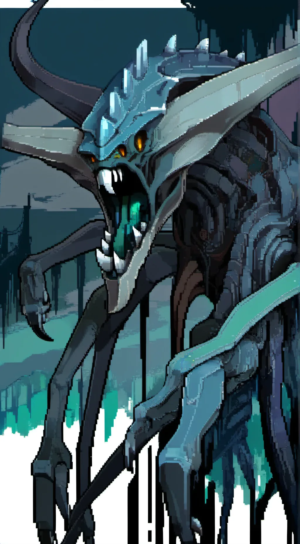 ai character: monster background