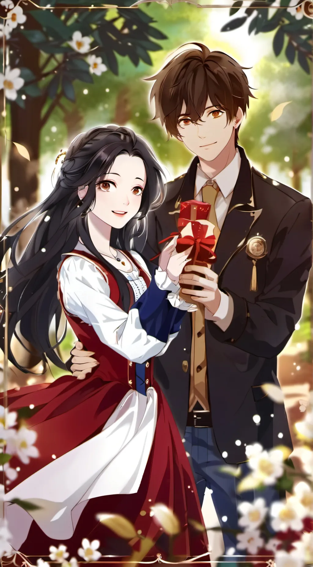 ai character: Besties  background