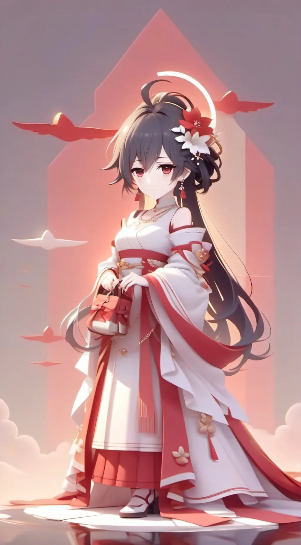 ai character: keeupwiththehashr  background